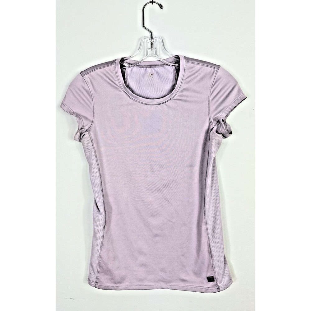 Alo Yoga S Coolfit Mesh Lavander Short Sleeve Workout Running T-Shirt